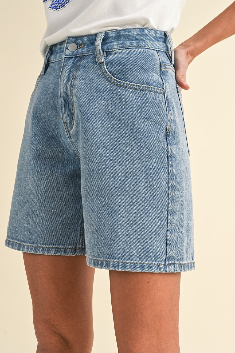 Bermuda Denim Shorts